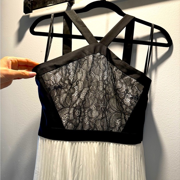 BCBG MaxAzria Black and White Lace Dress - Picture 1 of 13